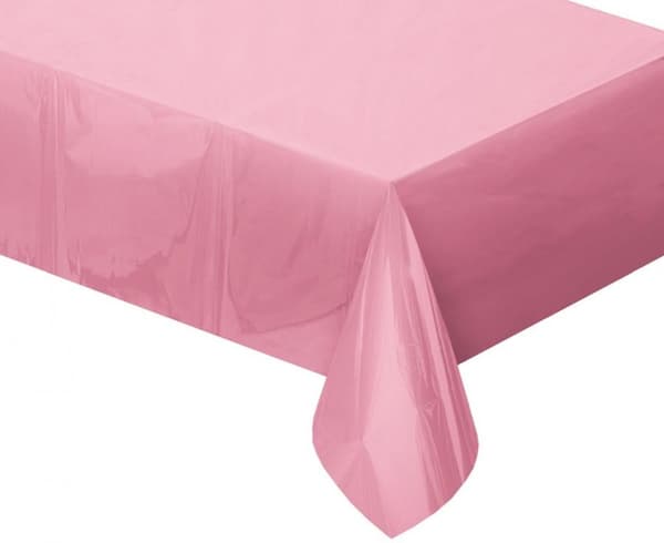 Metallisk Rosa Folie Bordsduk 137x183 cm