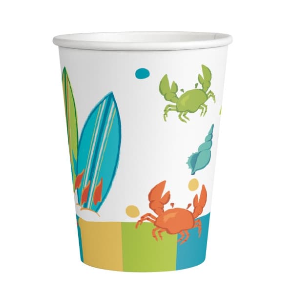 Pappersmuggar för sommarens surfparty 8 st 250 ml