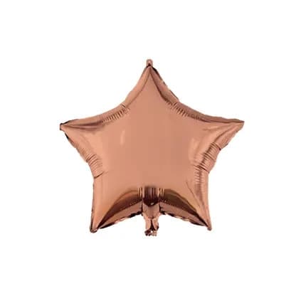 Star Rose Star, rosa folieballong 46 cm