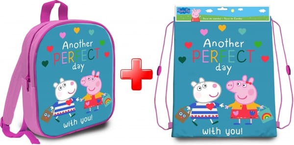 Peppa Pig väska och gympasektset