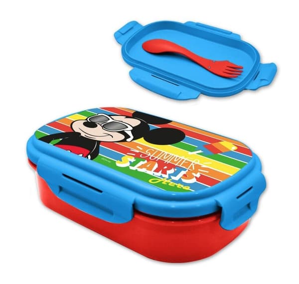 Disney Mikey Start lunchlåda med bestickset