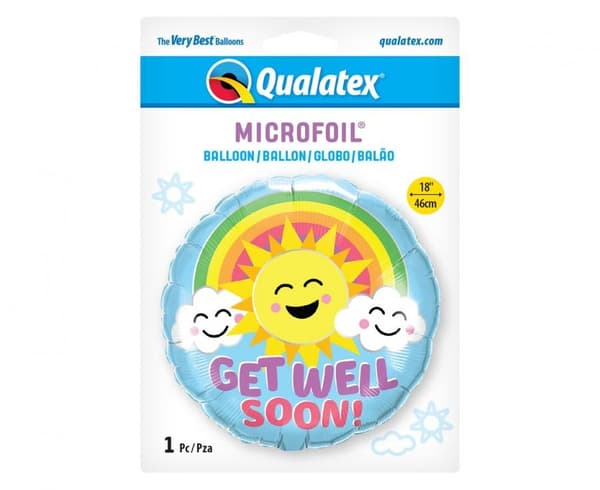 Sunny "Get Well Soon" Foliebalon 46 cm