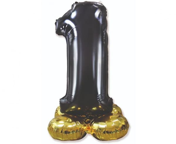 Ballonghållare i guld 90 cm (WP)