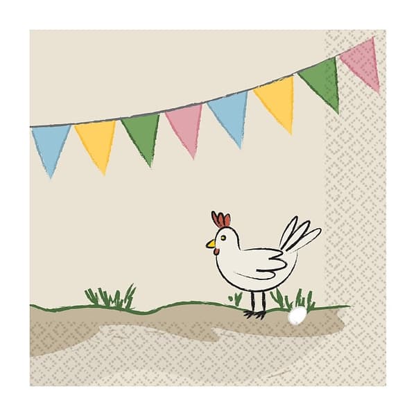 Farm Party servetter 16 st 25x25 cm