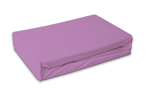 Fitted Sheet i Lila Orchid Färg – 180x200 cm Velvet Terry