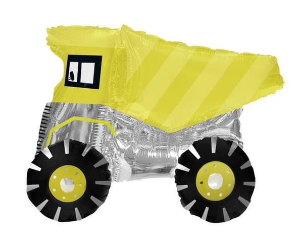 3D Dump Truck Folieballong 72 cm - Fordonsvagn