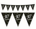 Miniatyrbilde 1 av 3: B&C Happy Birthday 30 Banner Garland 270 cm