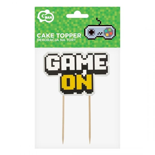 Gamer Spel På Toy Tårtdekoration 14,5 cm