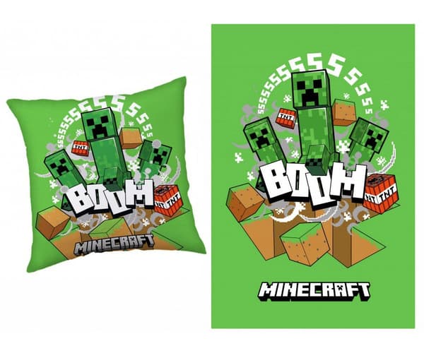 Minecraft kudd- och plädset