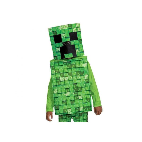Minecraft Creeper-kostym för 10-12 åringar