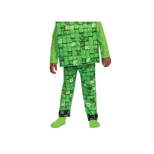 Minecraft Creeper-kostym för 10-12 åringar