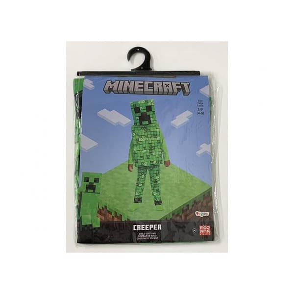 Minecraft Creeper-kostym för 10-12 åringar