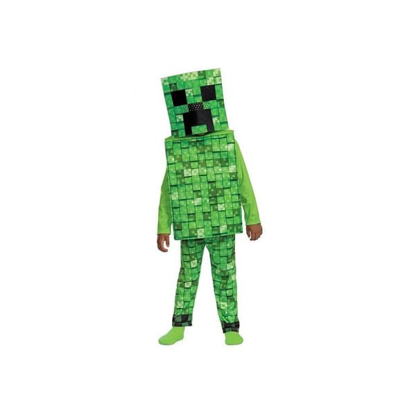 Minecraft Creeper-kostym för 10-12 åringar