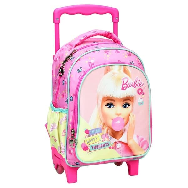 Barbie Happy Thoughts rullande förskoleryggsäck, väska 30 cm