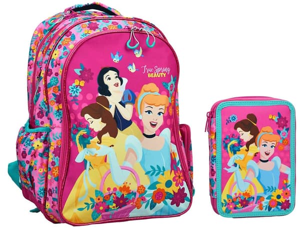 Set med Disney Princess-väska och pennfodral