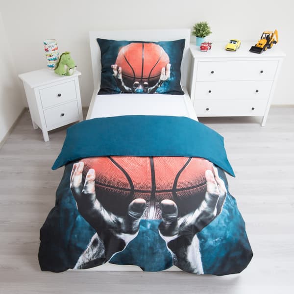 Bäddset Basketball 140×200 cm, 70×90 cm