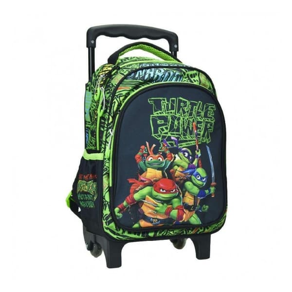 Teenage Mutant Ninja Turtles Power rullande ryggsäck för förskolebarn, 30 cm