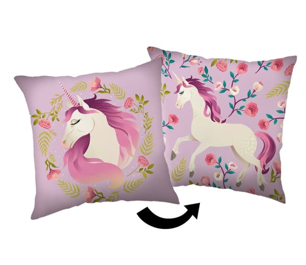 Dekorativ kudde Unicorn Garden 40x40 cm
