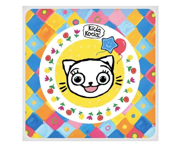 Katt Kitty Kattunge servetter 20 st 33x33 cm