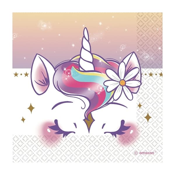 Unicorn Dreams 16-delad servett 33x33 cm