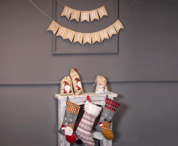 Merry Christmas-skylt 250 cm