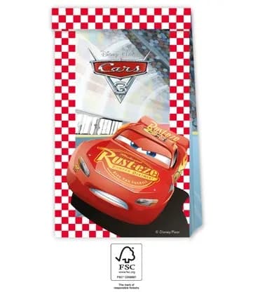 Disney Cars Papperspåse Arenarace 4 st FSC