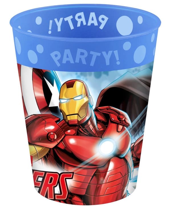 Set med 4 plastcupper Avengers Infinity Stones, mikropremium, 250 ml