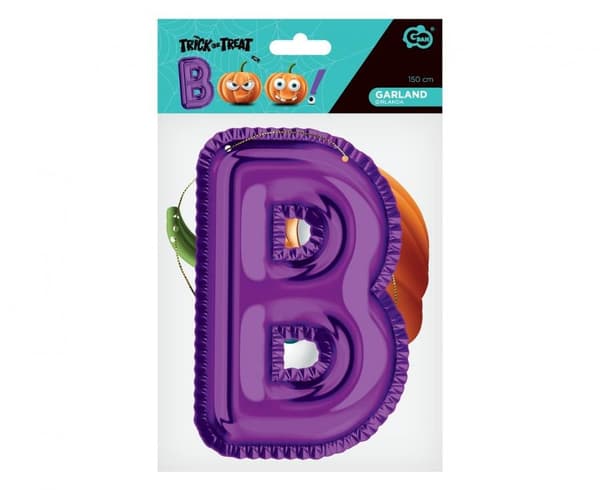 Halloween Boo pappersskylt 150 cm