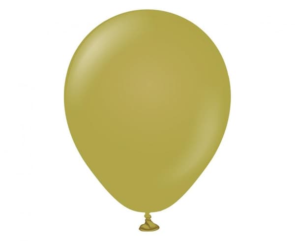 Pastellfärgad Olive, Gröna Ballonger, 20 stycken 5 tum (12,5 cm)
