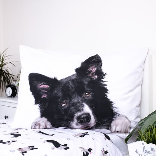 Sängöverkast för hundar Border Collie 140×200 cm, 70×90 cm