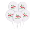 Miniatyrbilde 1 av 3: God Jul Antler, ballong, 5 st 12 tum (30 cm)