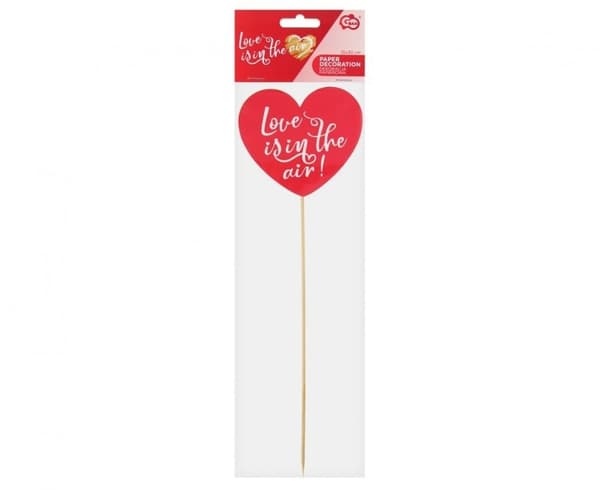 Pappersdekoration "Love Love is in the air" 30 cm