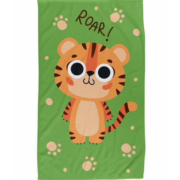 Tyger Roar handduk och ansiktsduk, 30x50 cm
