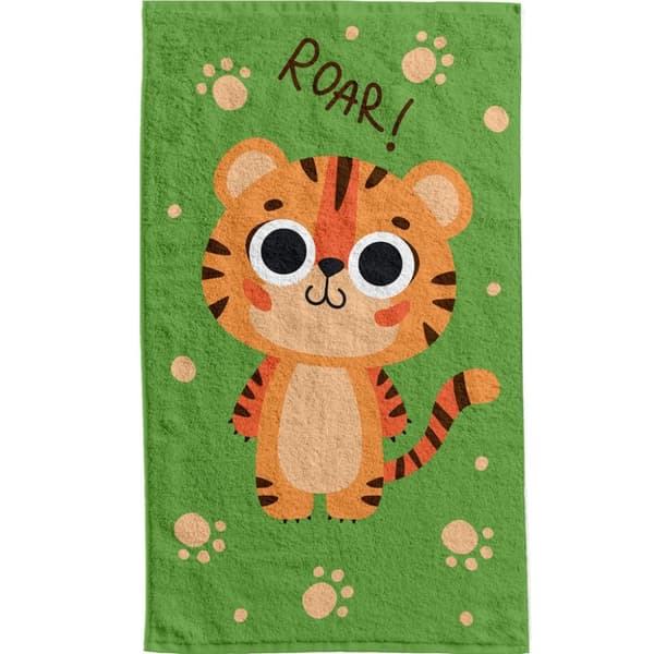 Tyger Roar handduk och ansiktsduk, 30x50 cm