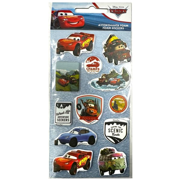 Puffy foam klisterset med Disney Cars äventyr