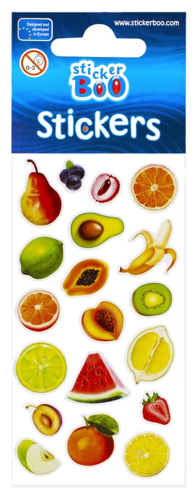 Frukt Klistermärkesset