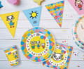 Miniatyrbillede 2 af 2: Papperstallrikar med kattungar 6-pack - 18 cm