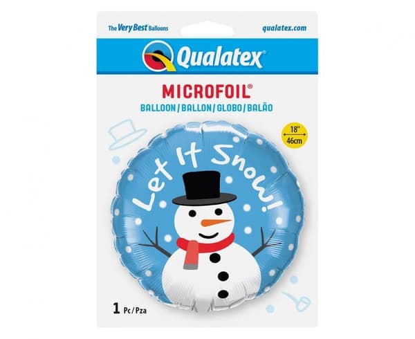 Jul Let It Snow, Snögubbe foliebidrag 46 cm