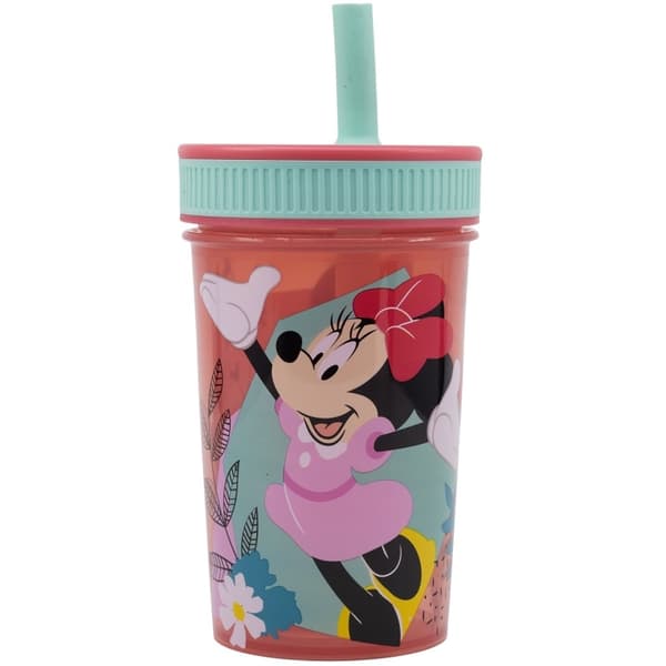 Disney Minnie silicone sugrörsbehållare 420 ml