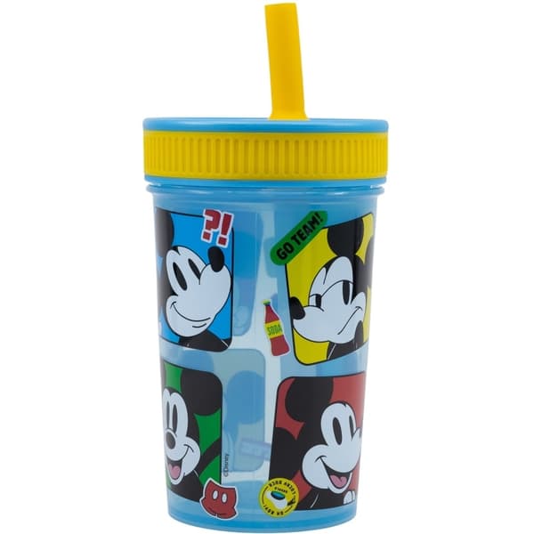 Disney Mickey silikonmugg med sugrör 420 ml – Fun-Tastic