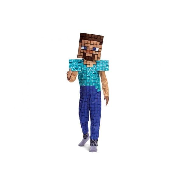 Minecraft Steve Plus kostym 7-8 år