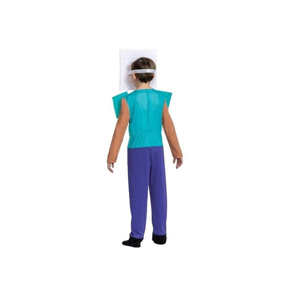 Minecraft Steve kostym för 7-8 åringar
