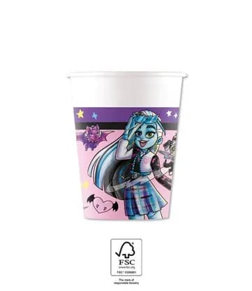 Monster High pappersmuggar 8 stycken 200 ml FSC-certifierade
