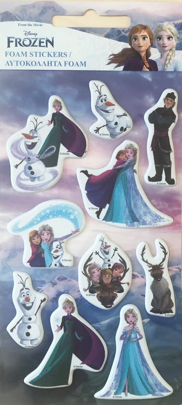 Disney Frost Adventyr Glamour puffiga svamp klistermärke set