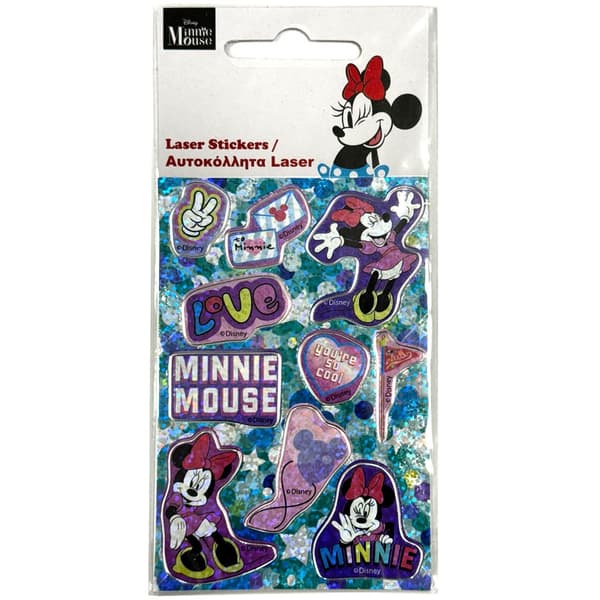 Holografiskt klistermärke-set med Disney Minnie Smiles