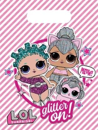 LOL Surprise Glitterati presentpåse set med 6 stycken