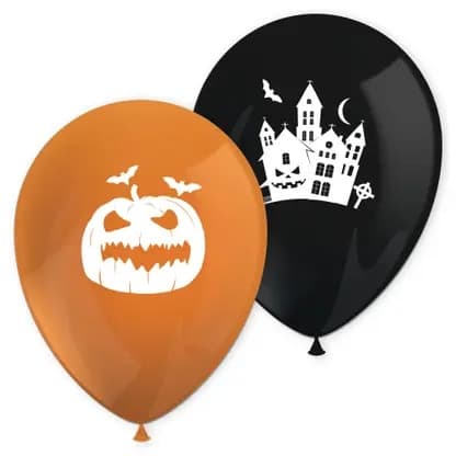 Ballonger Halloween Sensationer, 8 st