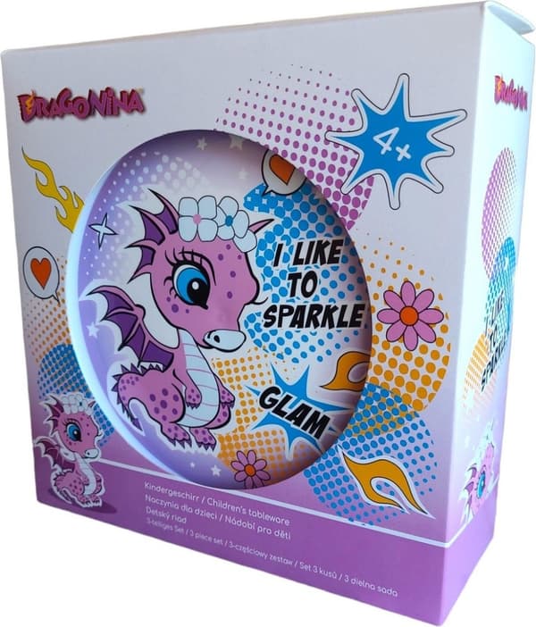 Dragon Dragon, Glam serviser i mikropolymer, set i box