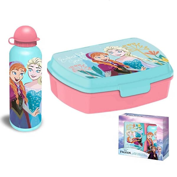Disney Frost Enchanted smörgåslåda + aluminiumflaskset