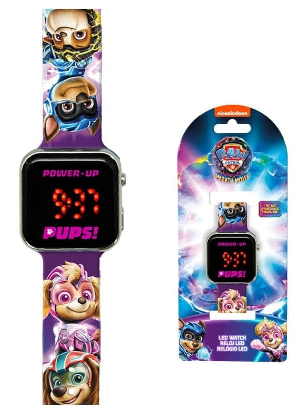Paw Patrol Riddar Skye digital LED klocka